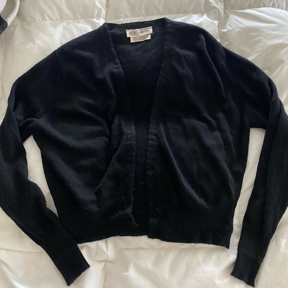 Beautiful, Vintage Hadley 100% Cashmere Cardigan